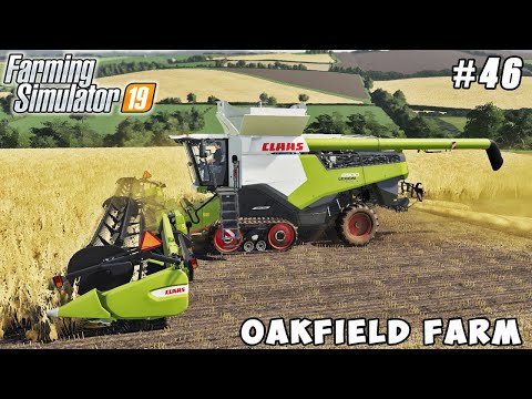 Animal care, harvesting soybean with new combine | Oakfield Farm | Farming simulator 19 | ep #46