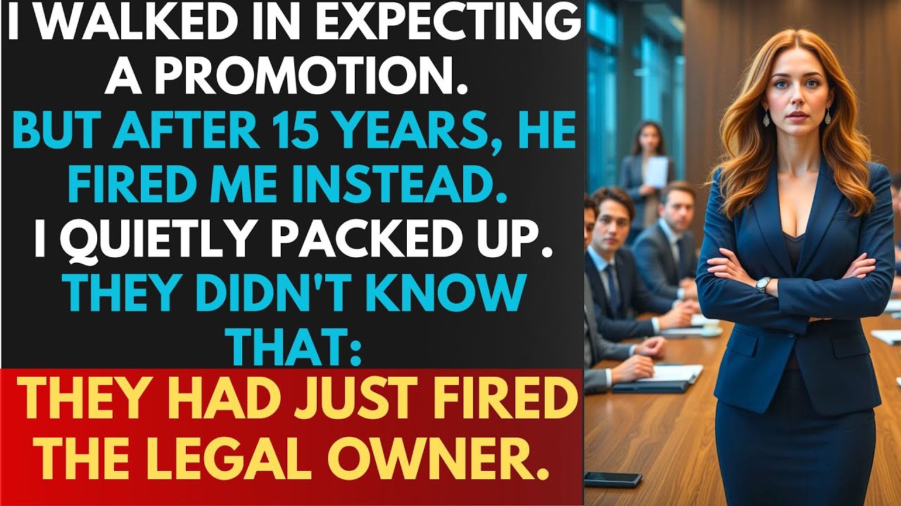 I Was Fired In My Promotion Meeting After 15 Years Of Dedication—He Had No Clue I Owned The Company