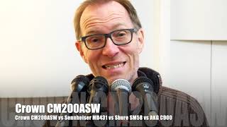 Video thumbnail for Crown CM200ASW vs Sennheiser MD431 vs Shure SM58 vs AKG C900 by Benno Kaiser