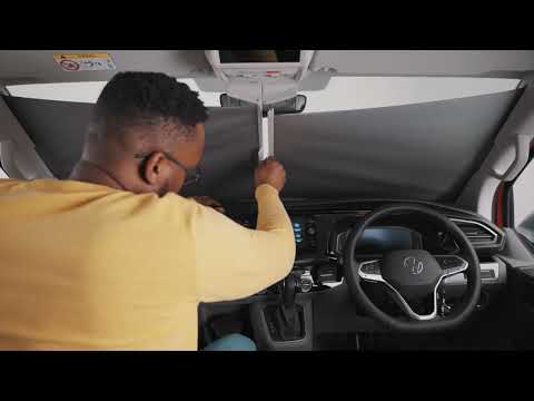 Volkswagen California 6.1 - How to use the blinds