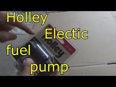 Holley universal electric fuel pump for carb, How I replaced.