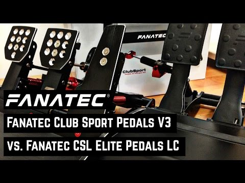 Fanatec Club Sport Pedale V3 vs. Fanatec CSL Elite Pedale LC [deutsch|german|english CC]