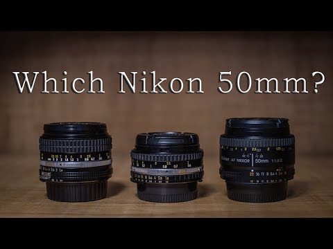 Comparison of 4 Nikon 50mm Lenses! Which one is best? Photo examples!