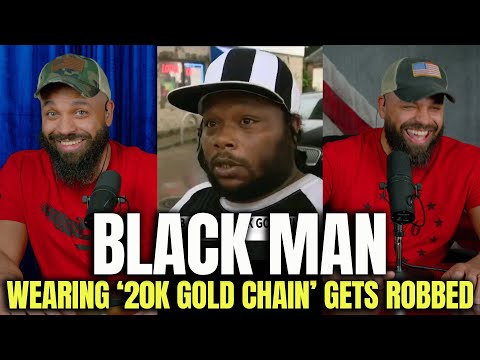 Black Man Wearing 20K Gold Chain Gets Robbed
