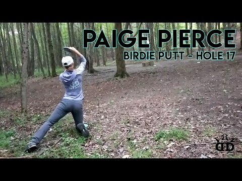 Paige Pierce Amazing Putt on Hole 17 at Pittsburgh Flying Disc Open - PDGA National Tour