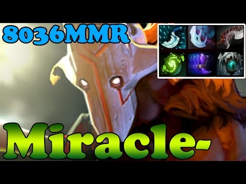 Dota 2 - Miracle- 8036MMR TOP 1 MMR IN THE WORLD Plays Juggernault - Ranked Match Gameplay