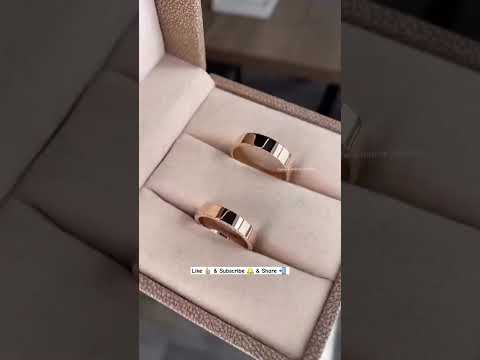 Best platinum & diamond couple rings design.share ur love 💍❤😍.#diamond #gift #ring #design #platinum