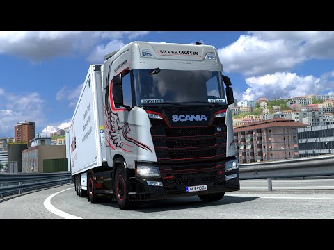 ETS2 1.35 ProMods 2.41 Scania S730  Linz - Bari