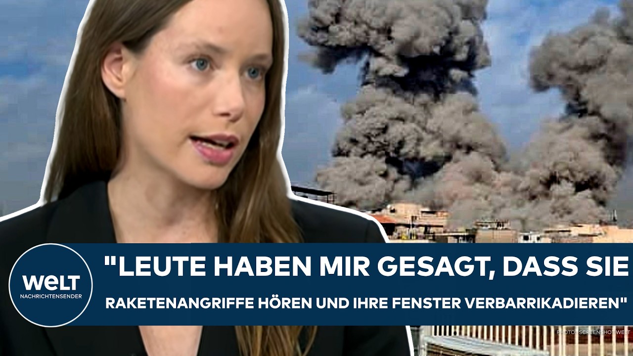 KRIEG IN NAHOST: "Ich habe heute Morgen das letzte Mal um 7:50 Uhr aus dem Iran gehört!"