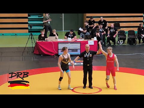Wrestling German Championships 2025 (U20) 65kg 1/4-FINAL | FS | REBHOLZ vs. KLEMENS