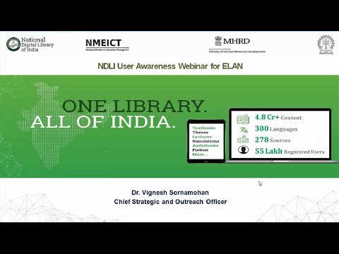 Webinar on eLan 2020