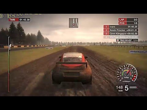 Colin Mcrae Dirt Walkthrough Part 39 - Ferodo Rallycross Cup