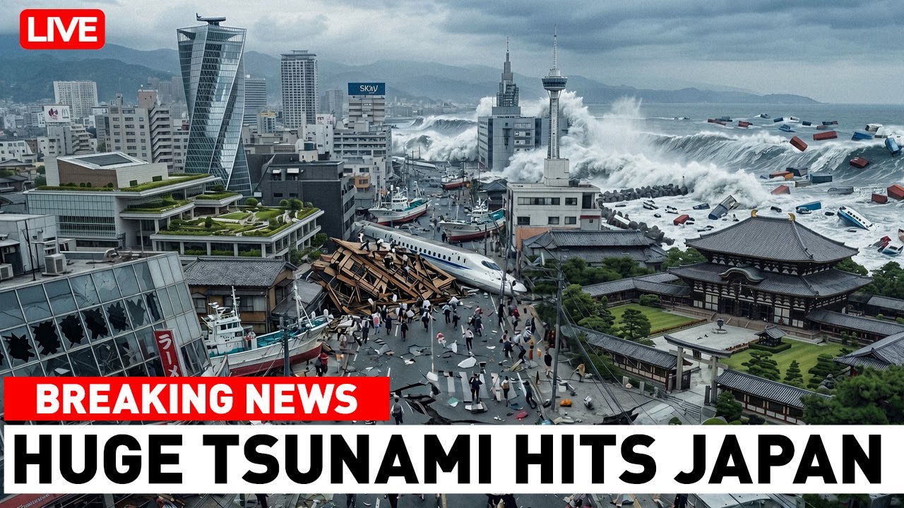 JAPAN IN CHAOS: Tsunami Waves Strike After Powerful 7.5 Earthquake