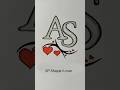 A Love S Letter Status 💓S Love A Couple Name Status 💓 New Trending Name Art Status || #shorts #viral