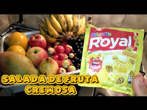 Salada de fruta cremosa #saladadefruta #saladadefrutas  #saladacremosa