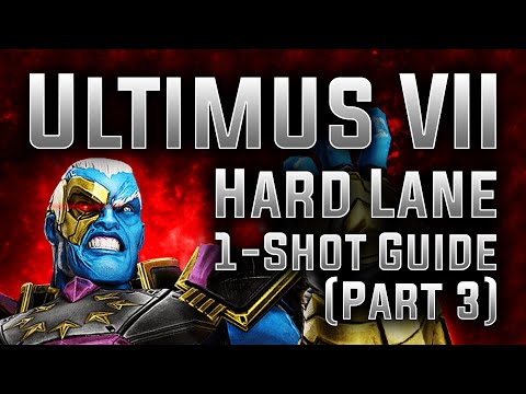 Ultimus VII - Hard Lane 1-Shot Guide! (Part 3) - MARVEL Strike Force - MSF