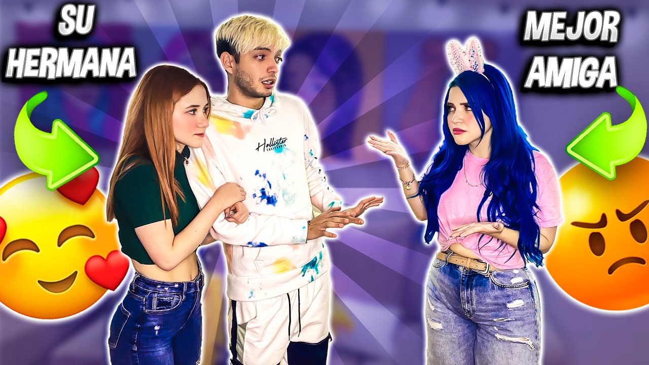 SALÍ CON LA HERMANA DE MI MEJOR AMIGA *Broma a las COLORIDAS*