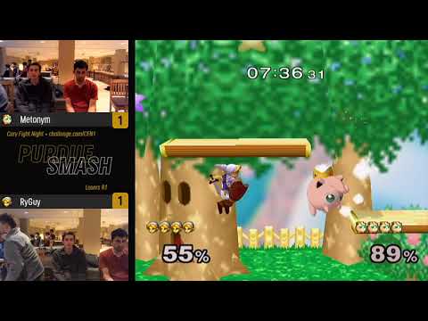 Cary Fight Night 1 - Losers R1 - (Jigglypuff) Metonym vs RyGuy (Marth/Young Link)