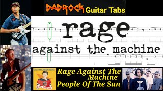 People Of The Sun - Rage Against The Machine - Guitar + Bass TABS Lesson