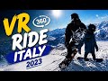 360 Degree VR Headset Required Snowboarding Run Italy Sestriere 2023