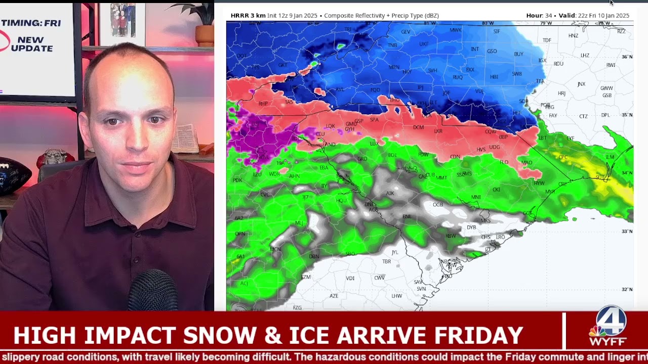 Models Trending Higher Snow For Some In Upstate