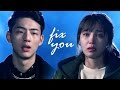 ha joon & yeon doo || "so you won't be hurt" [cheer up!]