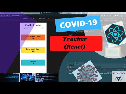 COVID-19 Tracker Application 01 - Build a COVID-19 Simple React Project With an API | React App