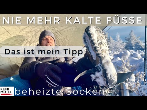 BEHEIZTE SOCKEN Test - nie mehr kalte Füße in KEMIMOTO  Heizsocken !?