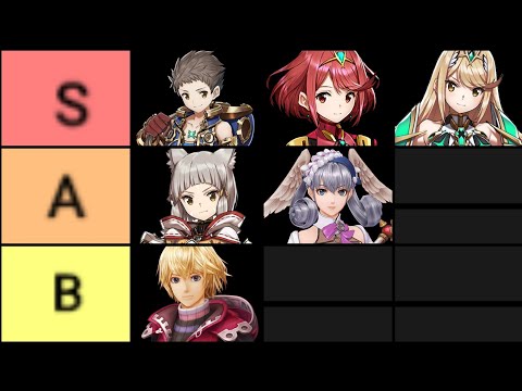 2 Days Till Xenoblade 3 - Xenoblade Chronicles Character Tier List