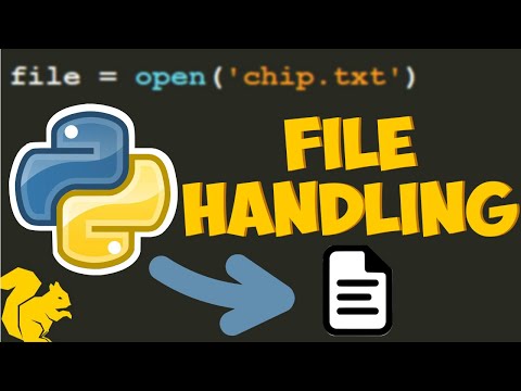 Handling Files In Python Python Tutorial Chiptalkscomputers
