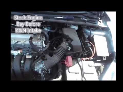 14 Corolla S Before and After K&N Typhoon Intake