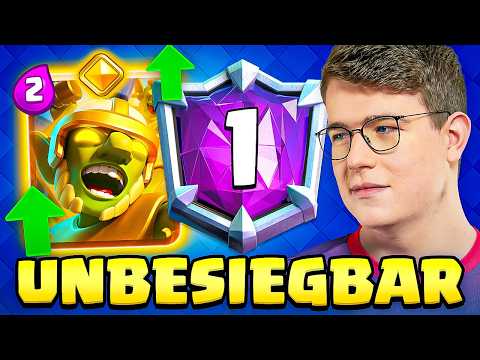 😱🥇I'M RANKED #1 IN THE WORLD WITH GOLIF HEROES... (Best Card!) | Clash Royale German