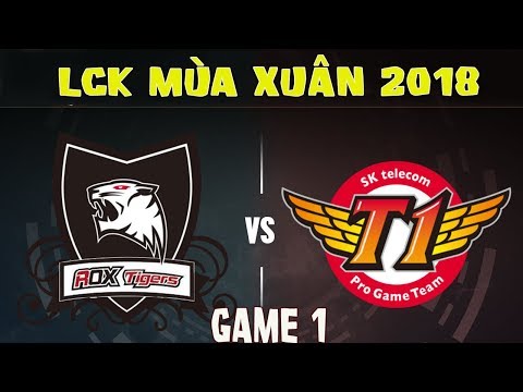 LCK 2018 | SKT T1 vs ROX | Bang Bắn Nát Đội Hình ROXTIGER X (Set 1)
