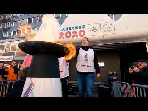 Lausanne 2020 Torch Tour - Sion