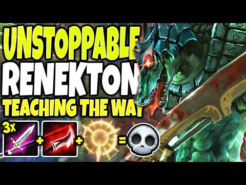 UNSTOPPABLE RENEKTON | TEACHING THE WAY OF SEASON 10 TOP LANE | LoL TOP Renekton s10 Gameplay