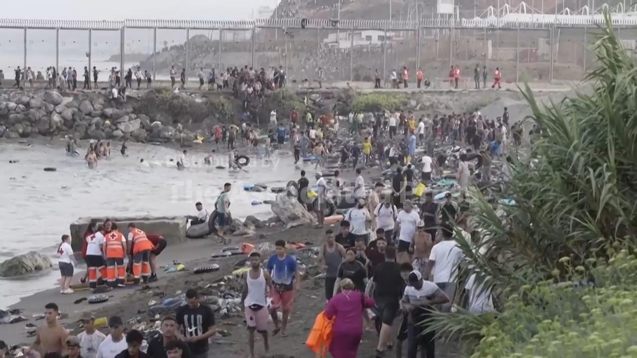 Spanish territory of Ceuta faces major migration surge from Morocco