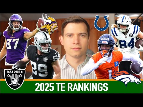 TOP 30 TE RANKINGS | 2025 Fantasy Football