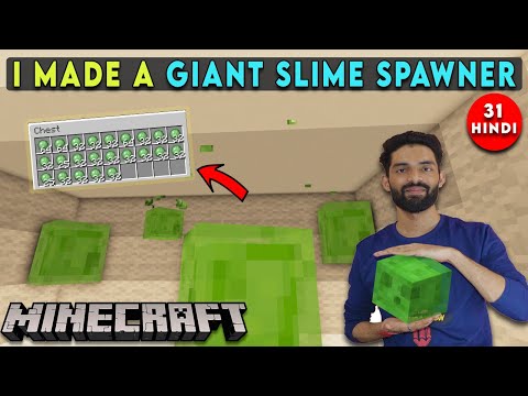 Navrit Gaming - I MADE A GIANT SLIME SPAWNER/FARM - MINECRAFT SURVIVAL GAMEPLAY IN HINDI #31