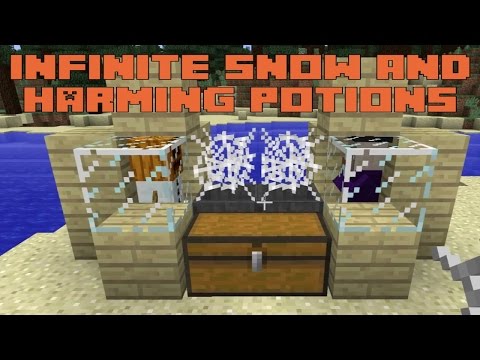 docm77 - Minecraft 1.9 Snapshot 15w49 - Infinite Snow and Harming Splash Potions
