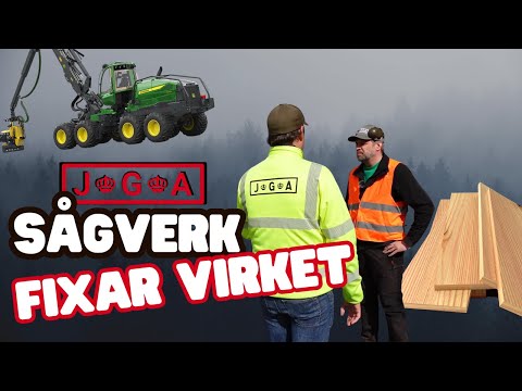 Hur fungerar ett SÅGVERK? Vi börjar med skördare och skotare i skogen sen vidare till JGA sågverk!