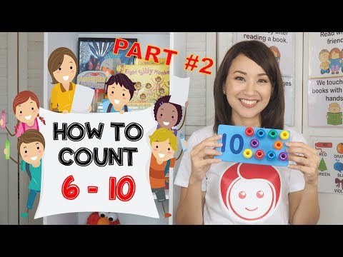 How to Count Numbers 6-10 | Learn to Count | Songs I 数数 | 숫자 계산