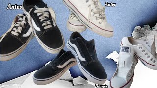 Como Deixar o  Tnis de Camura NOVO / Lavar o Tnis All  Star Branco