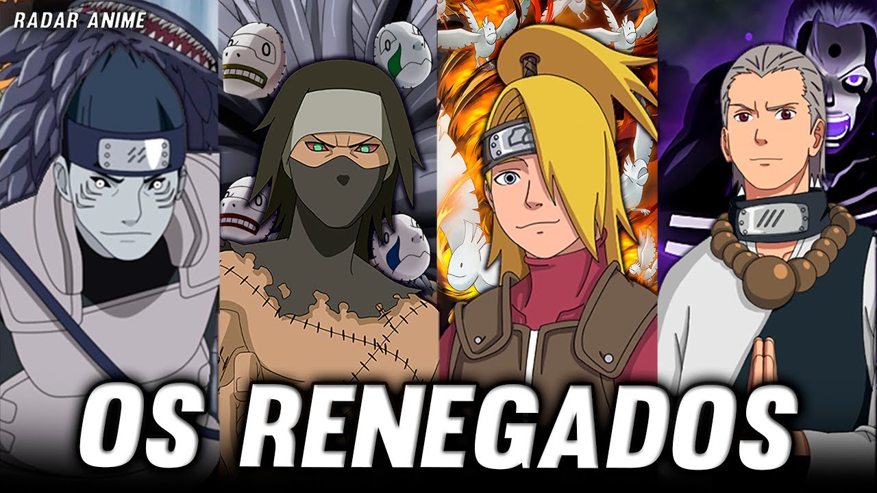 COMO CADA NINJA DA AKATSUKI SE TORNOU RENEGADO E FOI RECRUTADO