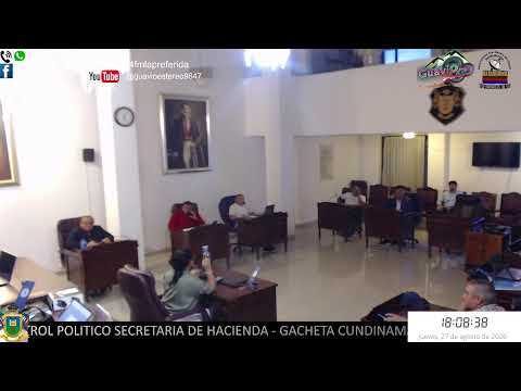 SESION CONCEJO MUNICIPAL - CONTROL POLITICO SECRETARIA DE HACIENDA - GACHETA CUNDINAMARCA