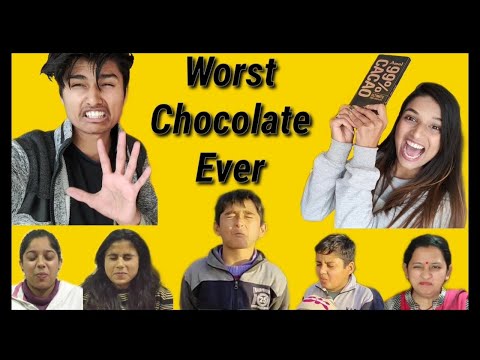 Worst Chocolate ever | 99% cacao reaction video | Munna Shubham Thakur | Ft. Tarushi Thakur | MST