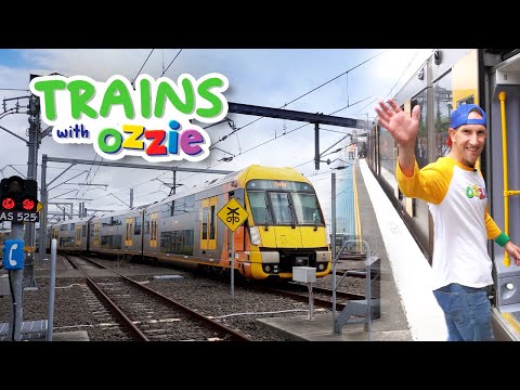 Learn About Trains | Train Safety for Kids | Educational Video for Kids with Ozzie