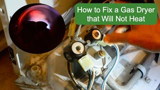Fix a Gas Dryer That Will Not Heat -  Complete How to Guide