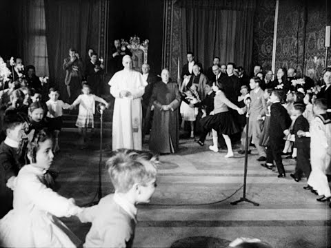 Pope Pius XII meets with children on his 80th birthday [1956] [HD]