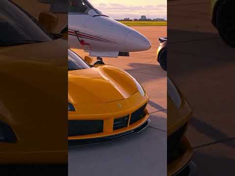 Luxury Trio: Ferrari, McLaren & Jet