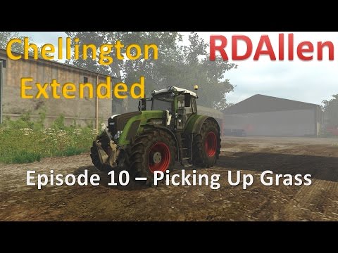 Farming Simulator 15 MP Chellington E10 - Picking Up Grass